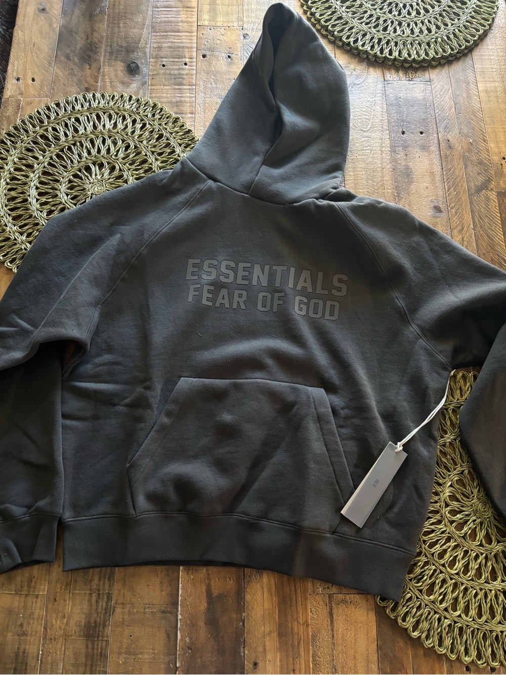 Essentials Fear of God Hoodie - Off Black